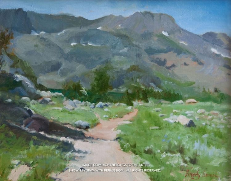 BrownBe_LakeWinnemuccaTrail-oil-20x17